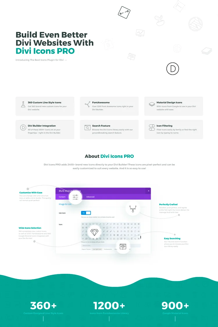 Divi Icons PRO - The Best Icon Plugin for Divi