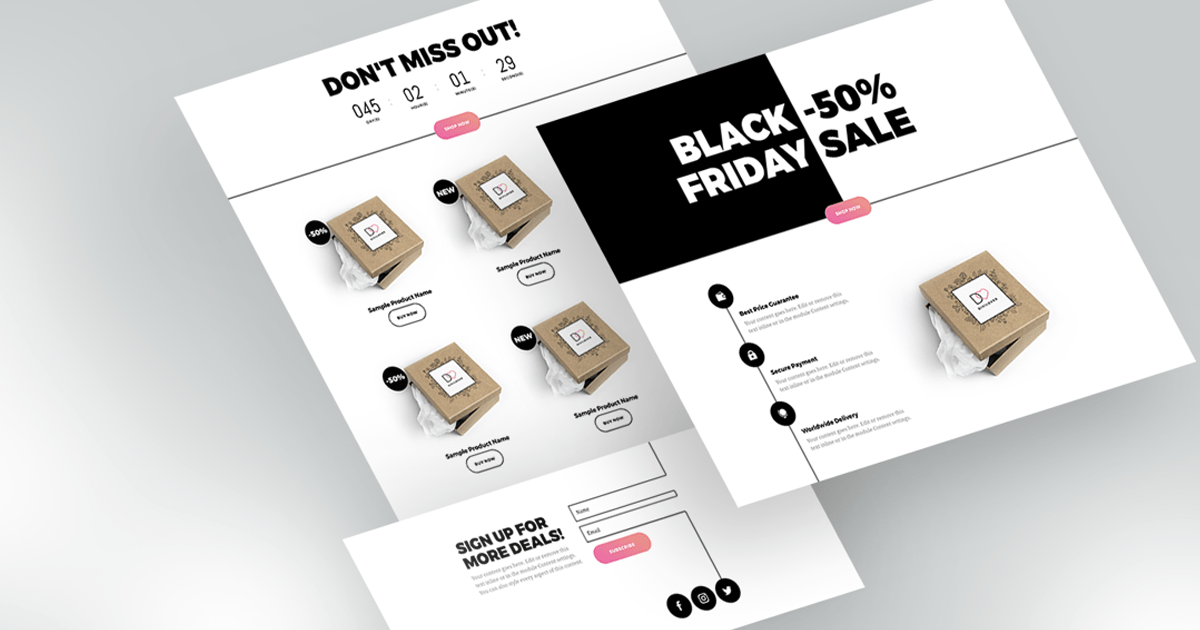 How to Customize the Divi Countdown Timer for Black Friday (And Other Big  Deals)