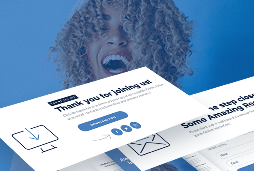 Free Lead Magnet Opt-in Page Layout Pack for Divi
