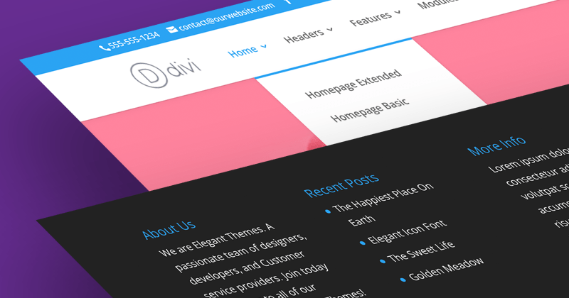 Can you recognize a website built with Divi?
