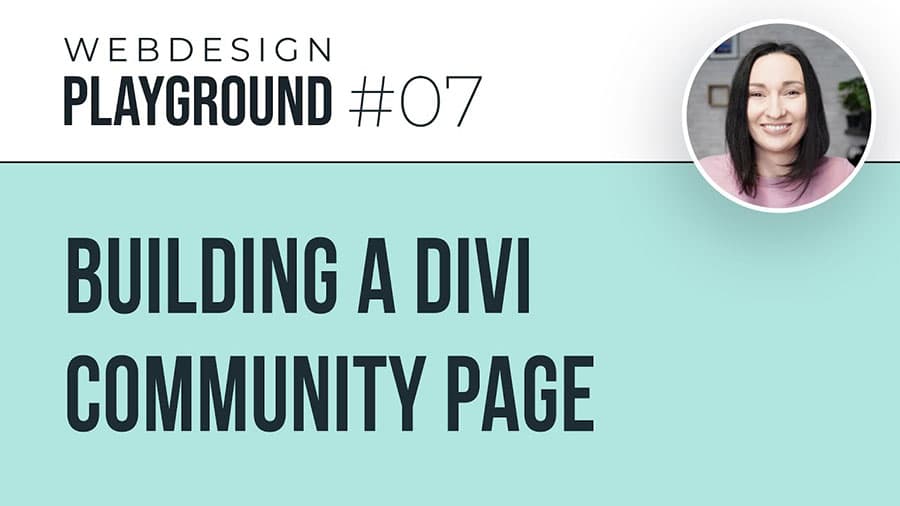 divi beginner tutorial webdesign playground 