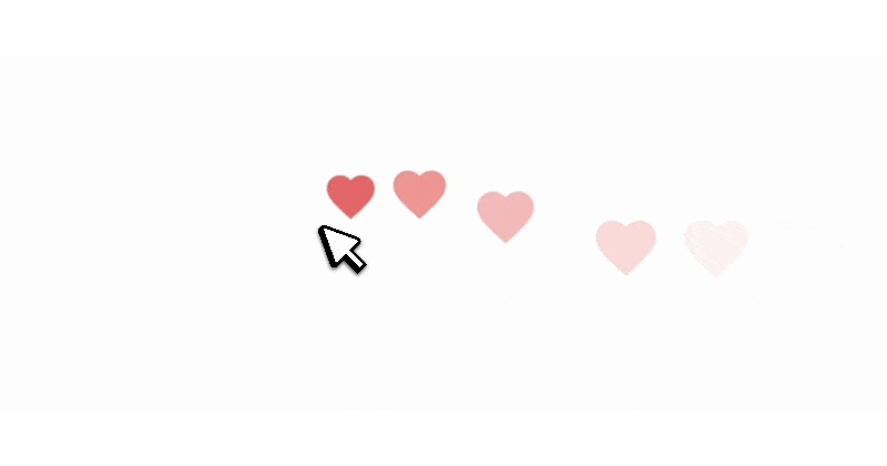 Floating Hearts Cursor Effect for Divi